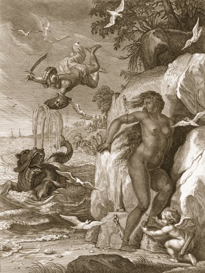 Perseus Delivers Andromeda from the Sea Monster by Bernard Picart